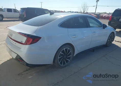 2020 Hyundai Sonata Sel Plus z USA, uszkodzony, nr VIN 5NPEJ4J22LH052876